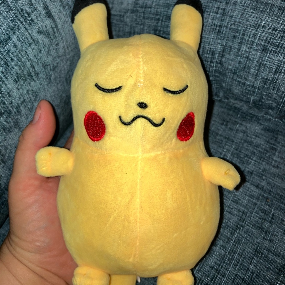 Ichiban Kuji Pikachu Sleeping Plush Charizard Last One Prize Banpresto Japan - Picture 4 of 7